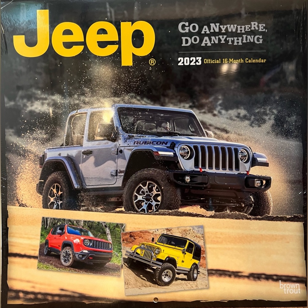 NWT 2023 Jeep Calendar, 16 month